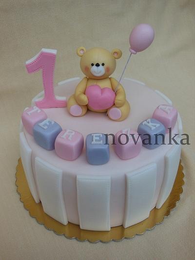 First birthday - Cake by Novanka
