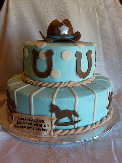 Western Baby Shower - Cake by Pamela