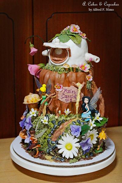 Tinker and the pixies of pixie hollow - Cake by Alfred (A. Cakes & Cupcakes)