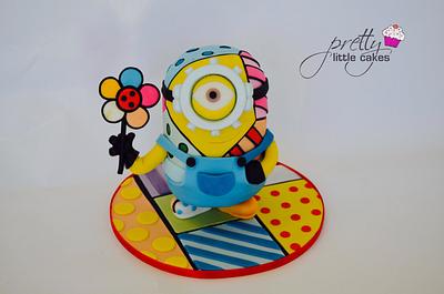 Special edition minion! - Cake by Rachel.... Pretty little cakes x