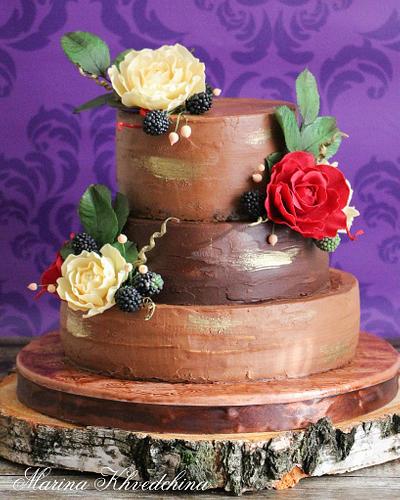 Rustic wedding cake - Cake by Marina