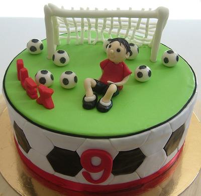 Football cake - Cake by ElasCakes