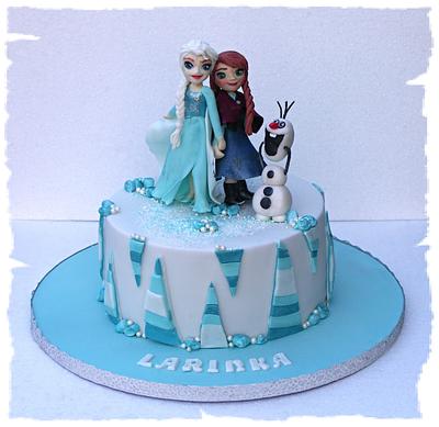 Elsa, Anna, Olaf - Cake by Zuzana Bezakova