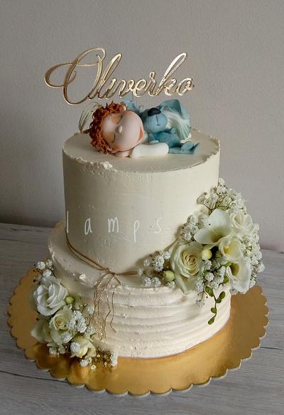Christening cake - Cake by lamps