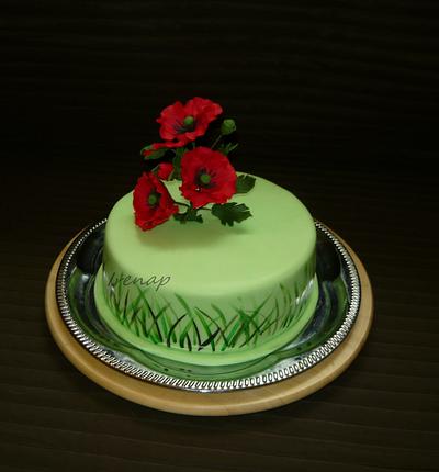 Poppies - Cake by irenap