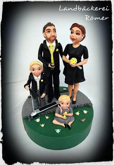 Family Topper Marriage Application - Cake by Marina Römer