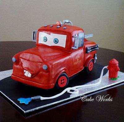 Fire Mater Truck - Cake by Alisa Seidling