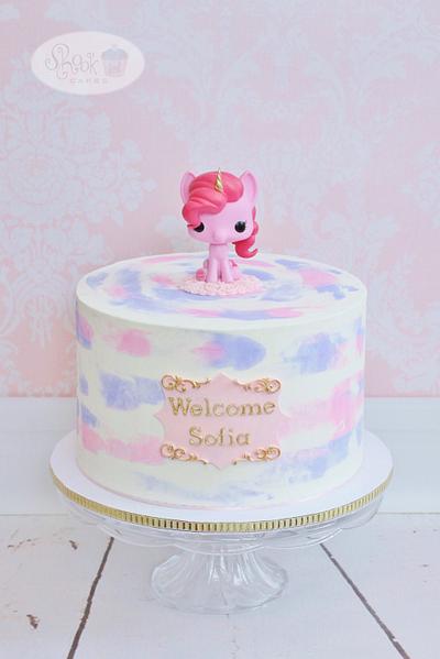 Unicorn - Baby Shower Cake! - Cake by Leila Shook - Shook Up Cakes