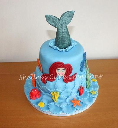 Diving mermaid - Cake by Shellee's Cake Creations