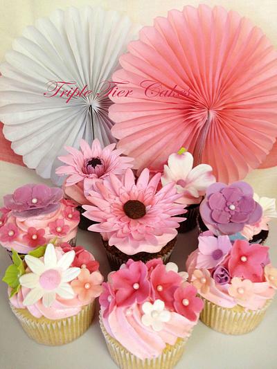 Spring Cupcakes - Cake by Triple Tier Cakes