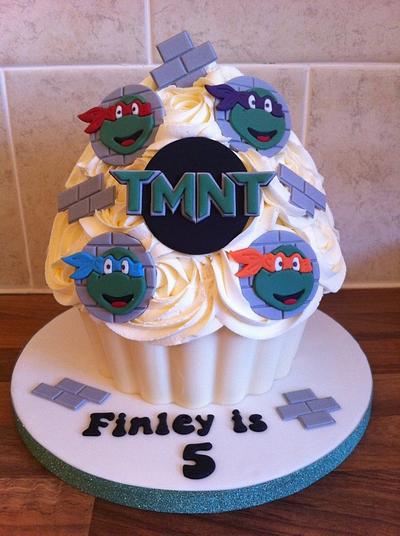 Teenage Mutant Ninja Turtle Giant Cupcake - Cake by Sam's Cupcakes