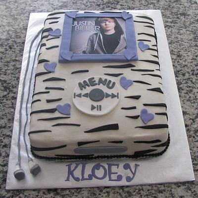 Justin Bieber ipod Cake - Cake by Jaybugs_Sweet_Shop