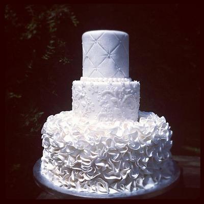 Team J Wedding Cake - Cake by Sarah Ono Jones