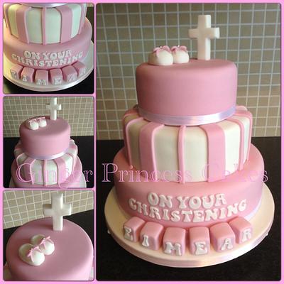 Eimear's Christening - Cake by Ginger Princess Cakes