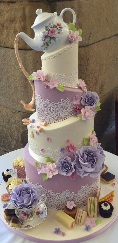 Afternoon Tea at Chatsworth House - Cake by Tickety Boo Cakes