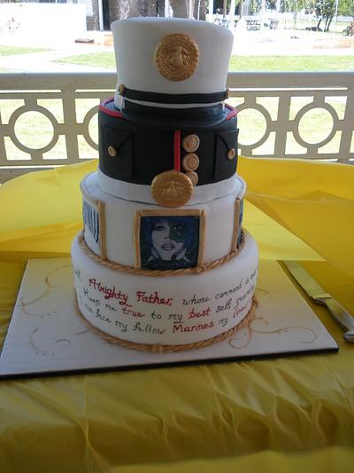 Off to the Marine Corps - Cake by Fidanzos