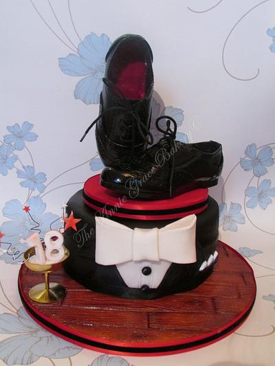 David's 18th 'Ballroom' Inspired Cake. - Cake by The Annie Grace Bakery