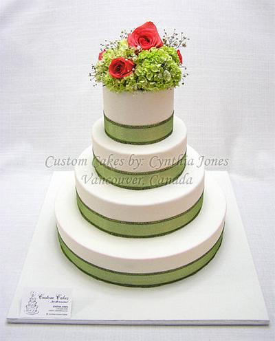 4 tier wedding cake ... - Cake by Cynthia Jones