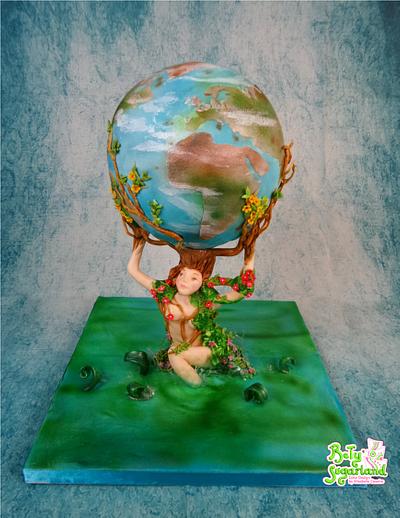 Save the Earth! - Acts of Green - Cake by Bety'Sugarland by Elisabete Caseiro 