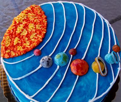 Astronomy BUTTERCREAM designed cake - Cake by Nancys Fancys Cakes & Catering (Nancy Goolsby)