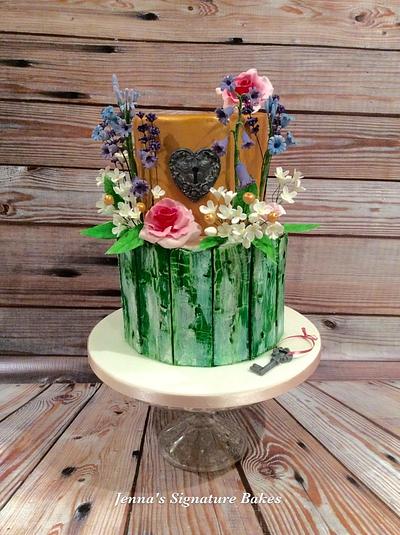 'Secret garden' wedding cake - Cake by Jennassignaturebakes