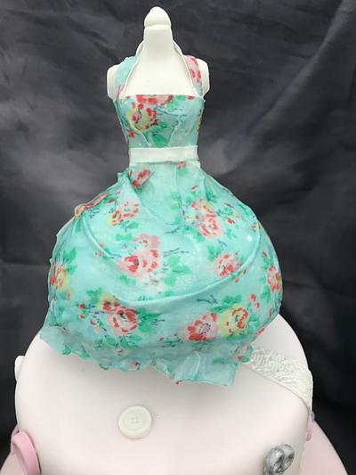 Dressmakers cake  - Cake by Costa Cupcake Company
