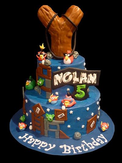 Angry Birds in Space - Cake by cakemomma1979
