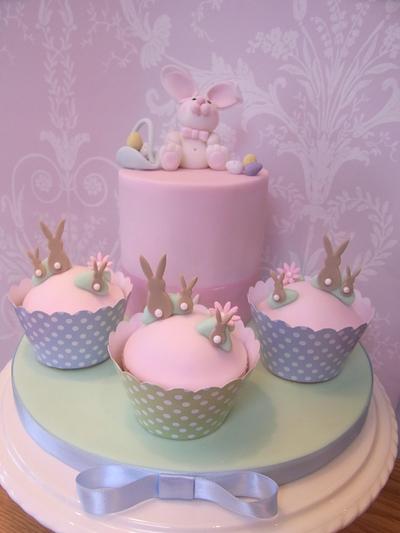Easter Bunny Cake...x. - Cake by Lulu Belles Cupcake Creations