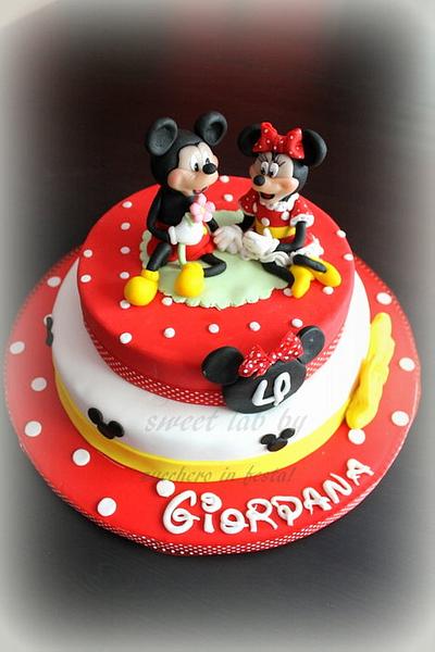Minnie and Mickey cake - Cake by Ginestra
