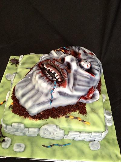 Zombie - Cake by Claire willmott
