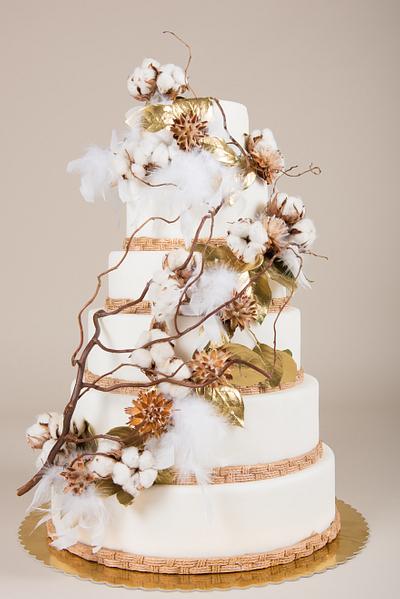 Beautiful cake with cotton - Cake by Irina Apostol