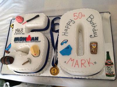 50th birthday cake - Cake by Iced Images Cakes (Karen Ker)