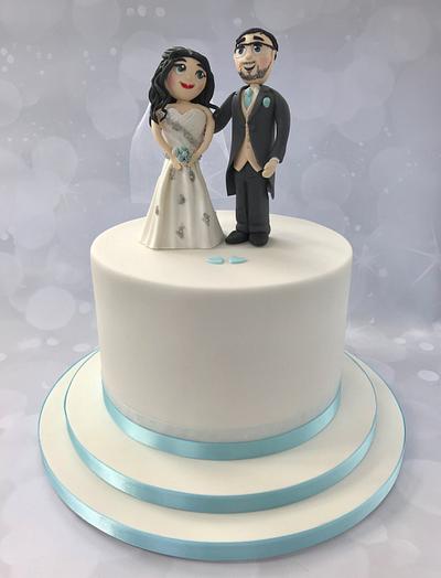 Simply Bride and Groom - Cake by Canoodle Cake Company