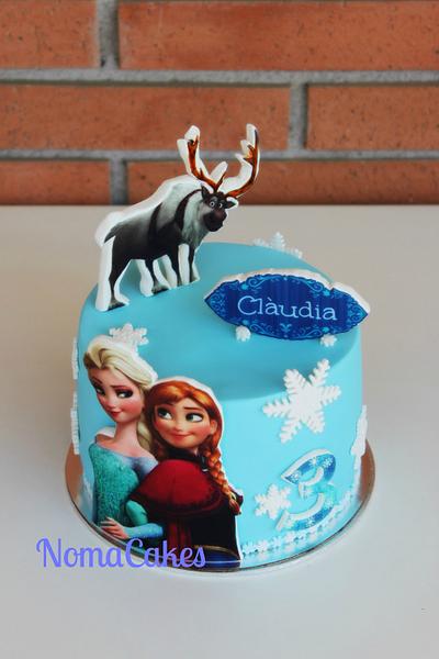 Tarta Frozen- Frozen Cake - Cake by Sílvia Romero (Noma Cakes)