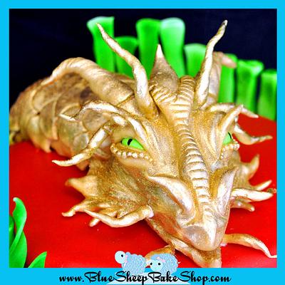 Chinese Dragon Sweet 16 Cake - Cake by Karin Giamella