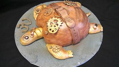 Steampunk Turtle - Cake by Elyse Rosati