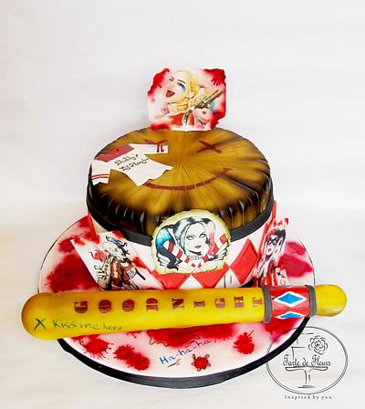 Harley Quinn Cake - Cake by Tarte de Fleurs