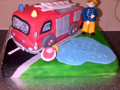 fireman sam - Cake by helenlouise