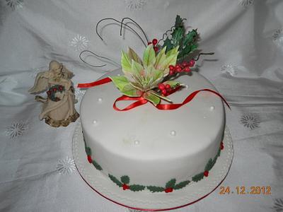 Poinsettia cake - Cake by LesCapriceSucres