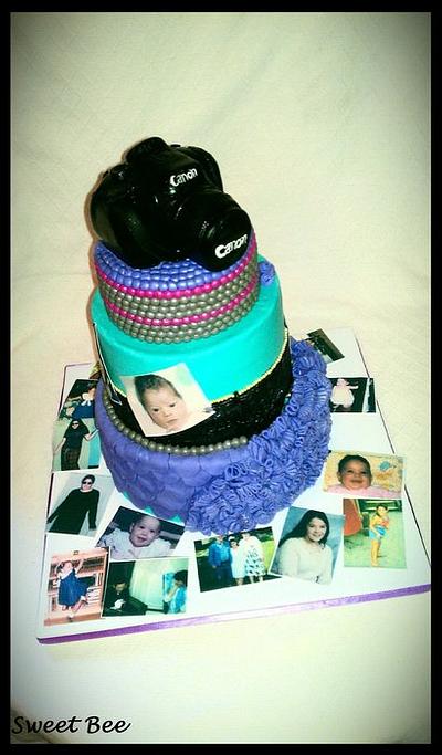 30th Birthday Canon EOS Cake - Cake by Tiffany Palmer