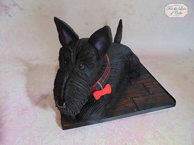 Lola the Scottish Terrier - Cake by For the love of cake (Laylah Moore)