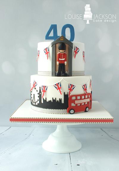 London themed cake - Cake by Louise Jackson Cake Design