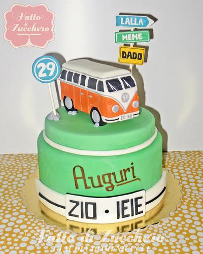Volkswagen T2 - Cake by Fatto di Zucchero