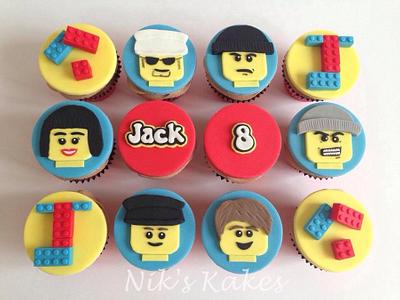 Lego Cupcakes - Cake by Nikskakes