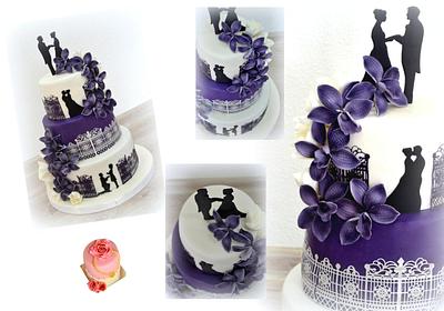 The story of love in the purple - Cake by Mimi cakes