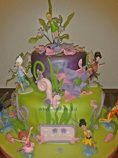 Tinkerbells garden party. - Cake by debscakecreations