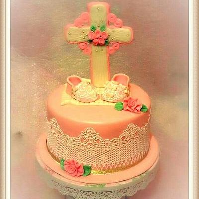 Baptismal cake - Cake by Cakestyle by Emily