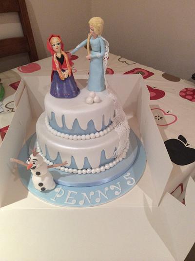 Frozen - Cake by cakesbyus