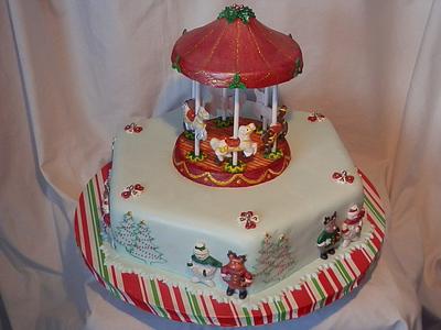 Christmas Carousel  - Cake by Audra