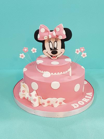 Minnie Mouse in pink - Cake by Tirki